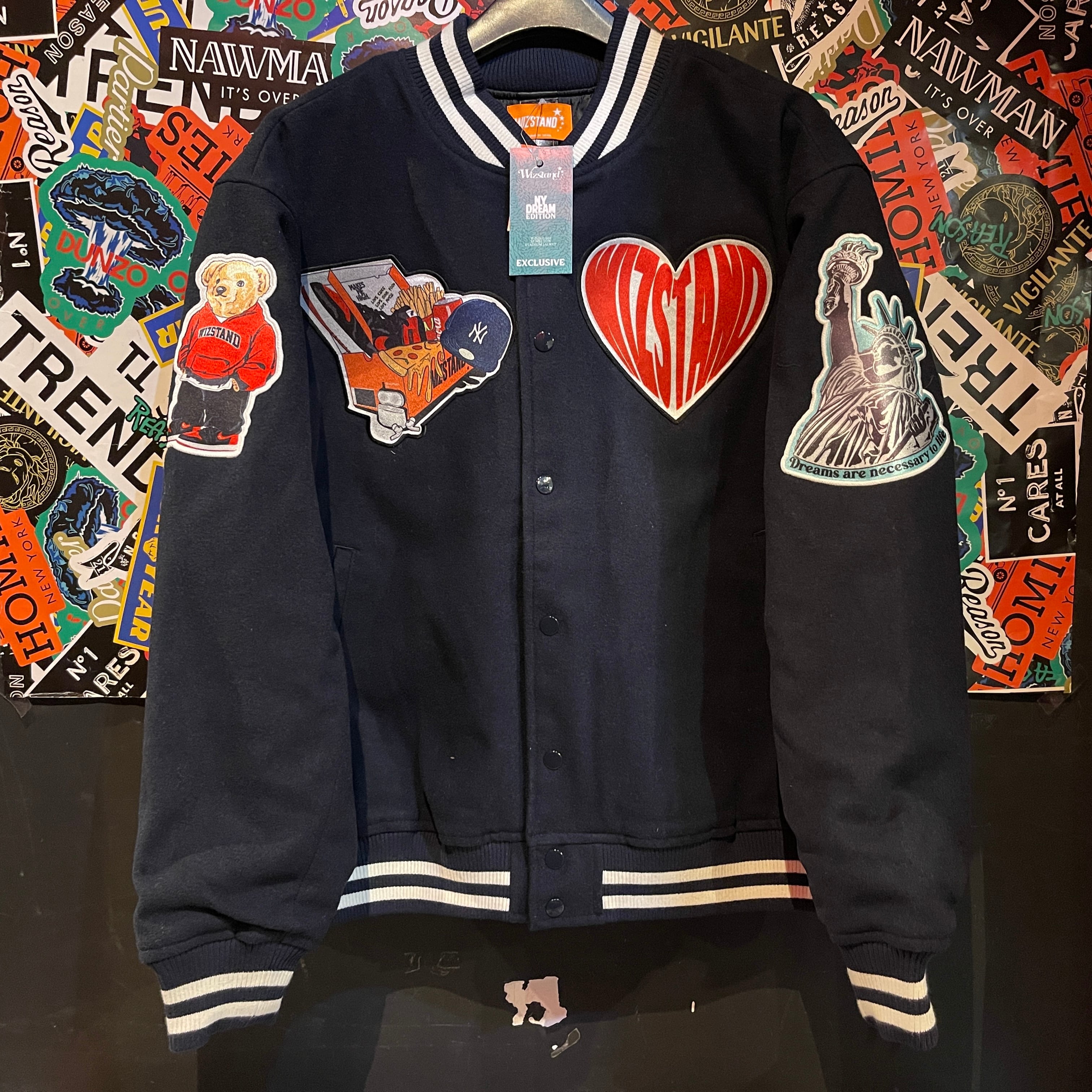SP MELTON STADIUM JACKET | WIZSTAND