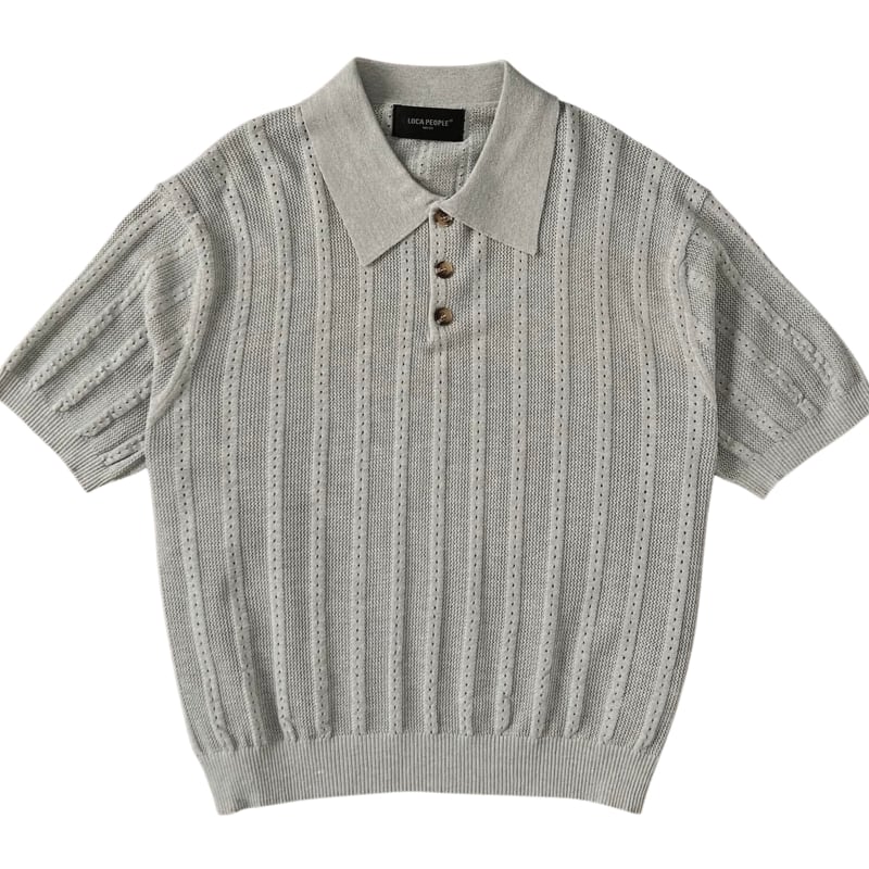 Collared knit tops 3277