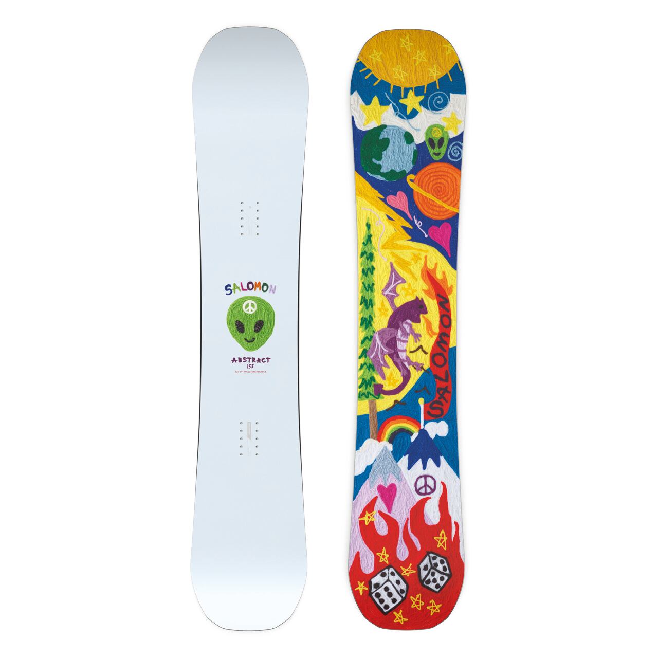 SALOMON THE VILLAIN 153 オフトレ用 サロモンスノーボード板 SALOMON