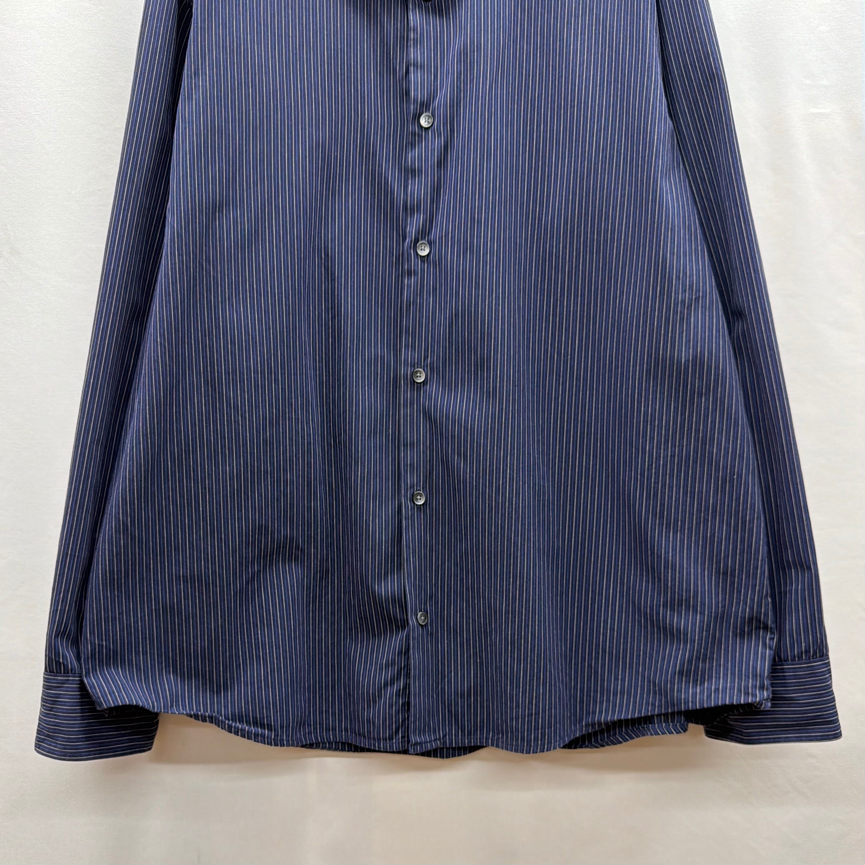 Calvin Klein】カルバンクライン ストライプシャツ ネイビー shirt