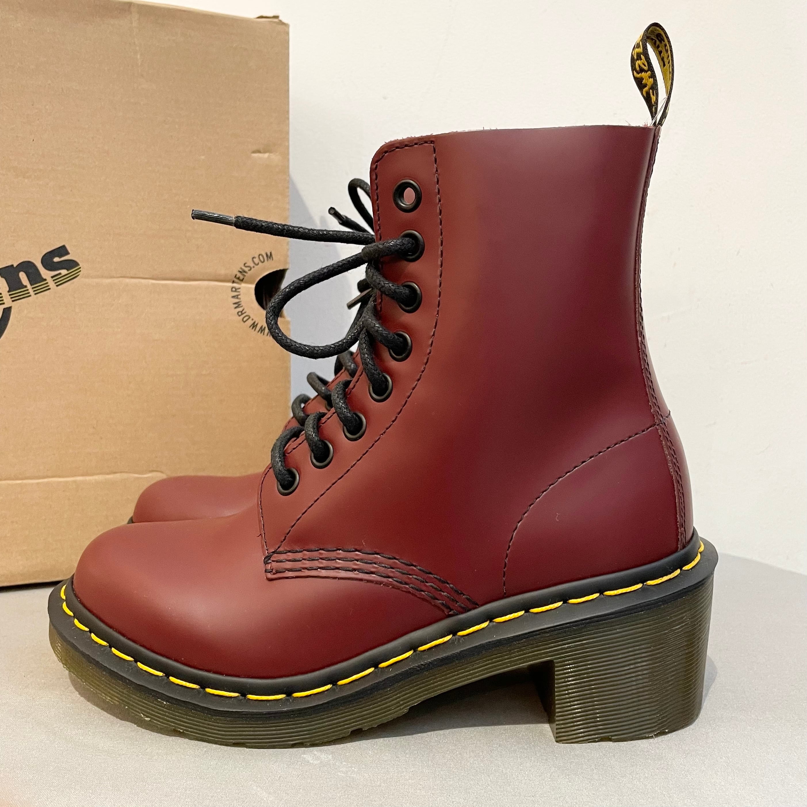 新品未使用 Dr.Martens/boots/shoes/heel/Bordeaux/ドクターマーチン