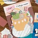MO984｜Molinta【Cups - 阿卓拼贴茶杯】ダイカットメモ