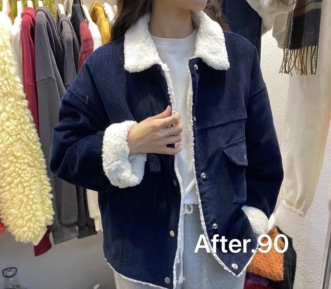 コーデュロイボアジャケット　AJ33167-5108