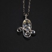 【１点もの】ファンシーカラーサファイア ネックレス