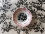 1875s~ Sarreguemines 聖人と聖人と聖人たちのプレートc サルグミンヌ