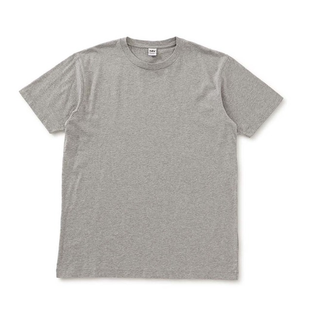 ndx　BOXY TEE　GREY MESCLA