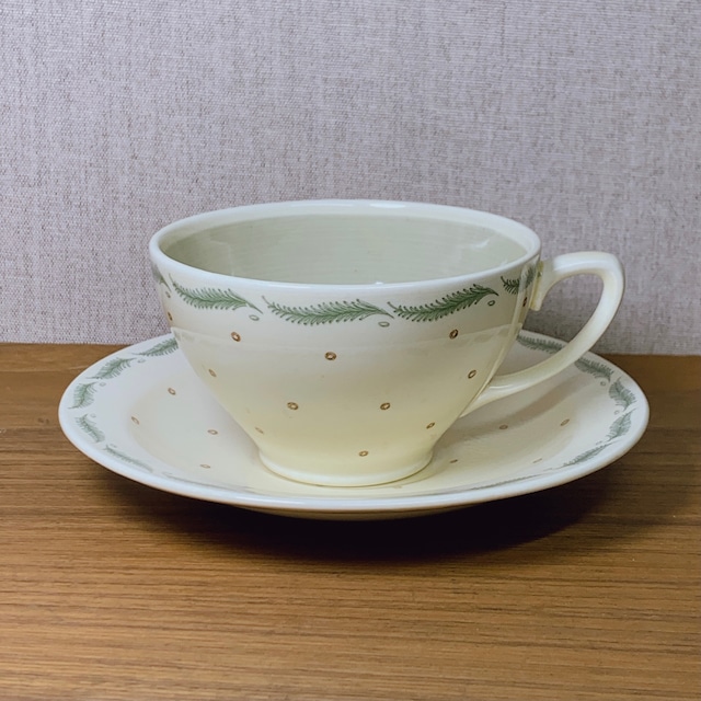 スージークーパー ウィンターサンシャイン カップ&ソーサー イギリス製 ヴィンテージ susie cooper A