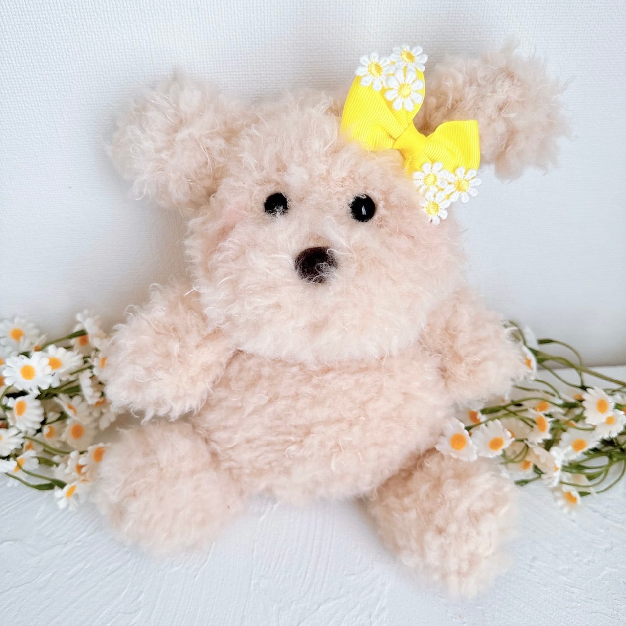 マーガレットリボンヘアバンド（後ろ支え付き）