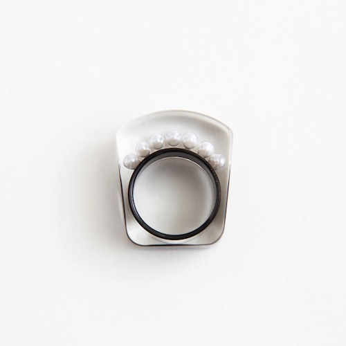 JUTIQU／Glam Ring 2 _ black