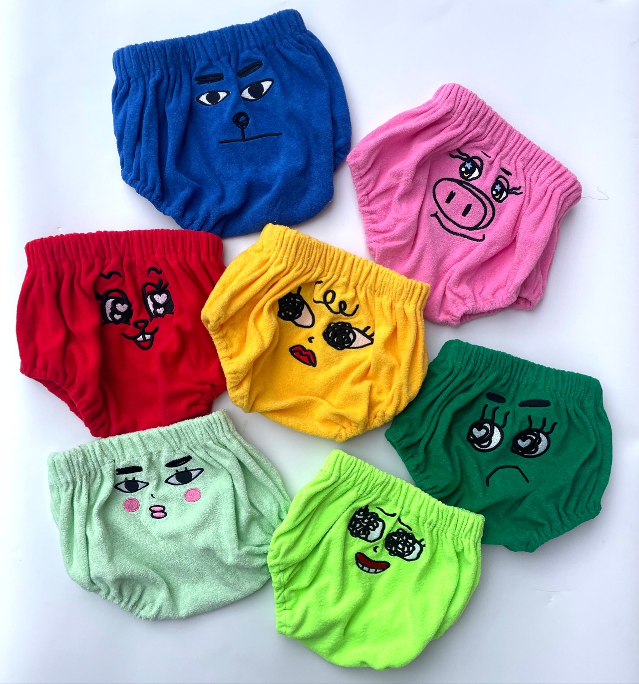 [受注生産] BABY BLOOMER / BLUE  (NO INTERNATIONAL ORDERS)