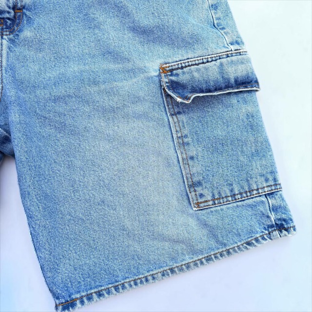 【LADIES】Oversized Denim Shorts - Size 40