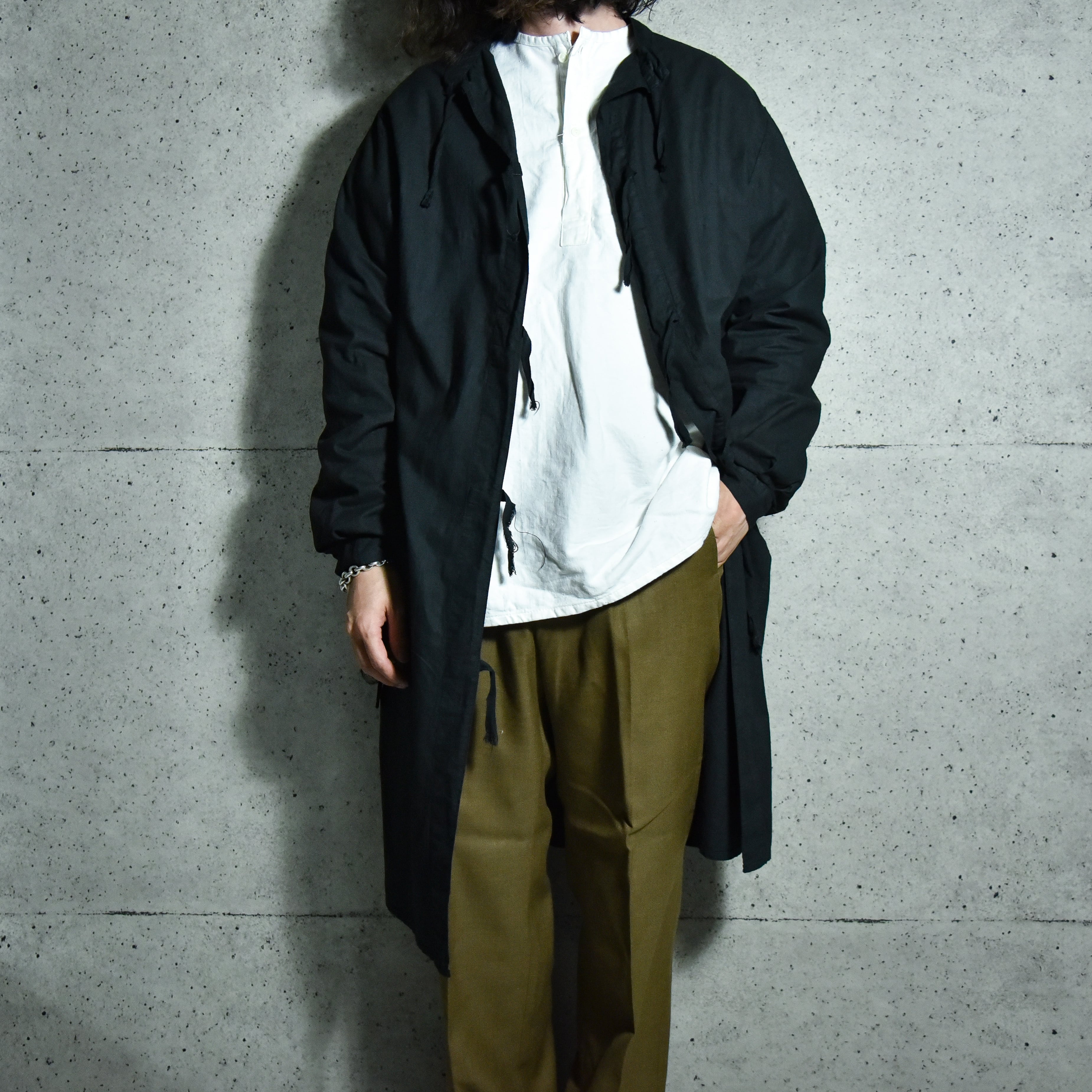DEAD STOCK】Russian Army Surgical Gown Black Dye ロシア軍