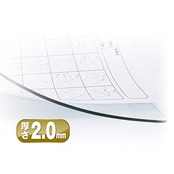 共栄プラスチック 下敷き オリオンズ 硬筆用 ソフト A4 透明 NO.1204