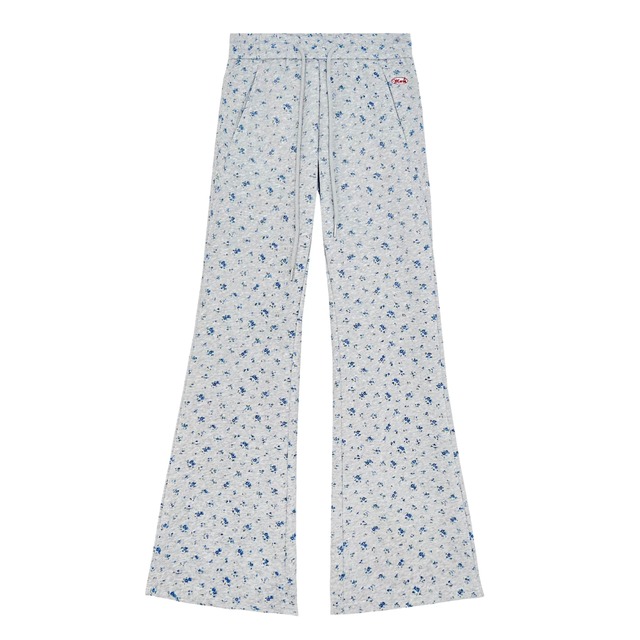 design sweat flare pants　デザインスウェットフレアパンツ　J0175