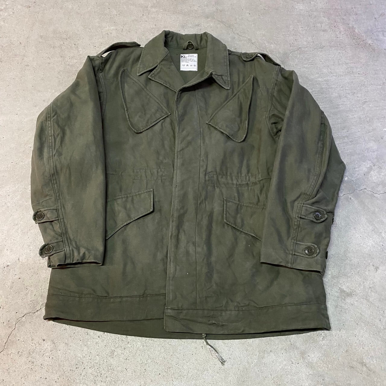 【希少☆EURO輸入】オランダ軍 実物 ミリタリージャケット メンズ2XL