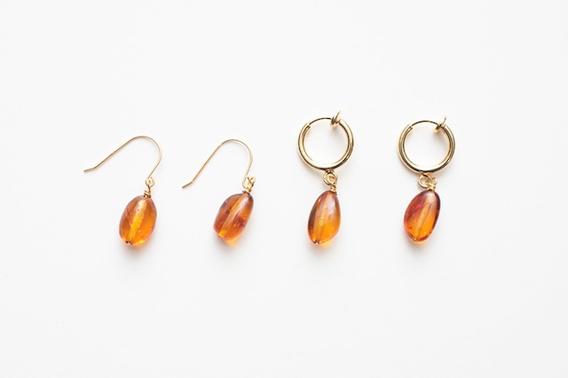 amber fook & earring