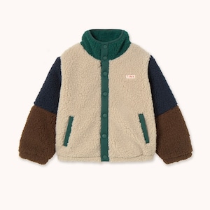 Color Block Polar Sherpa Jacket / TINY COTTONS