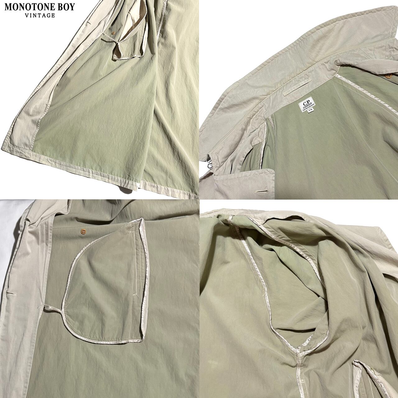 C.P. COMPANY Early 90'S Trench Coat Idea from Massimo Osti
