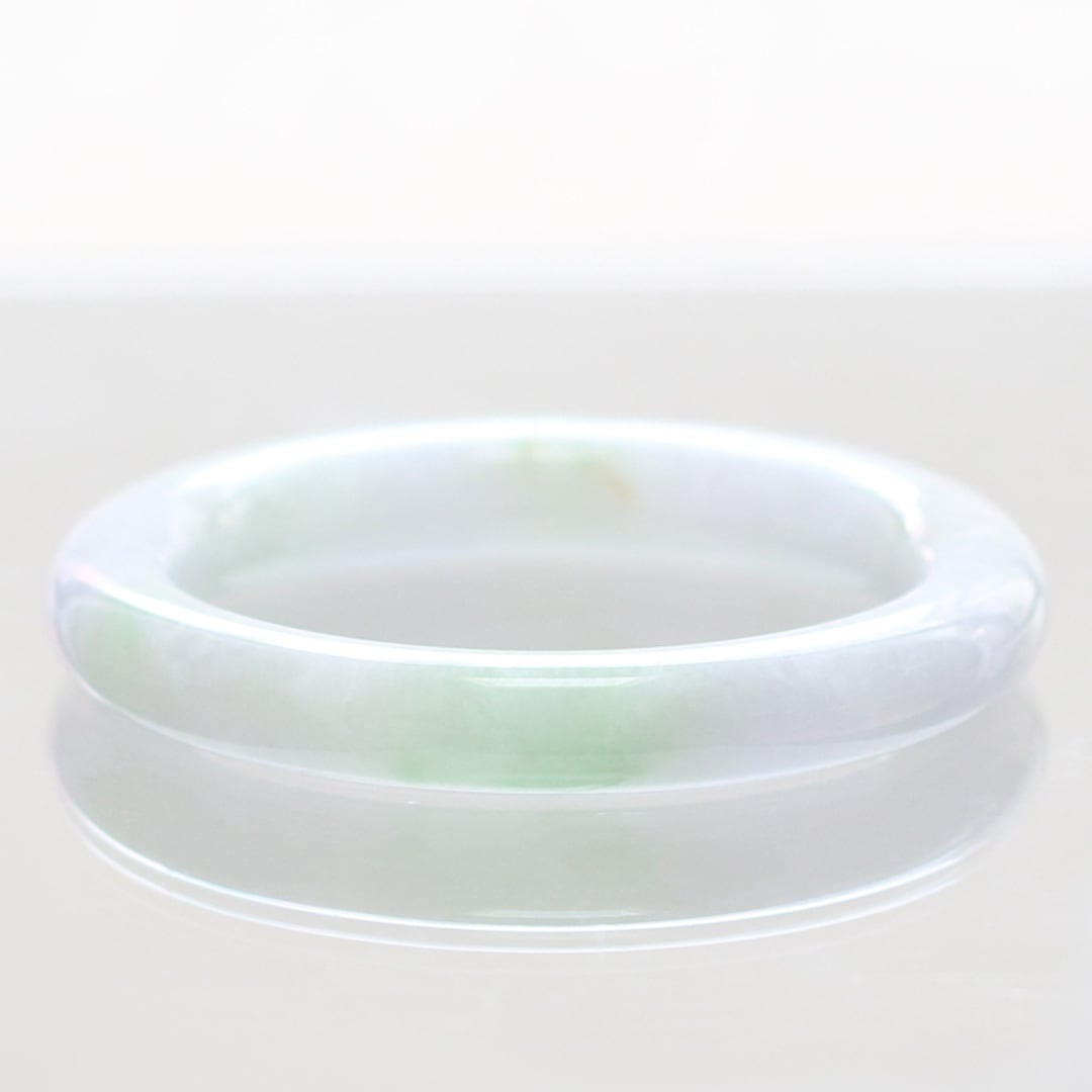 内径 約56.5mm 】存在感のある大きさ！バングル A貨翡翠 jd_bg1239