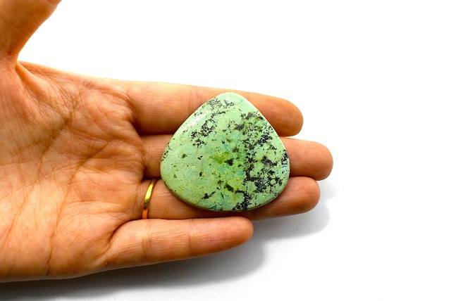 ターコイズ　ルース　カポジョンtur003