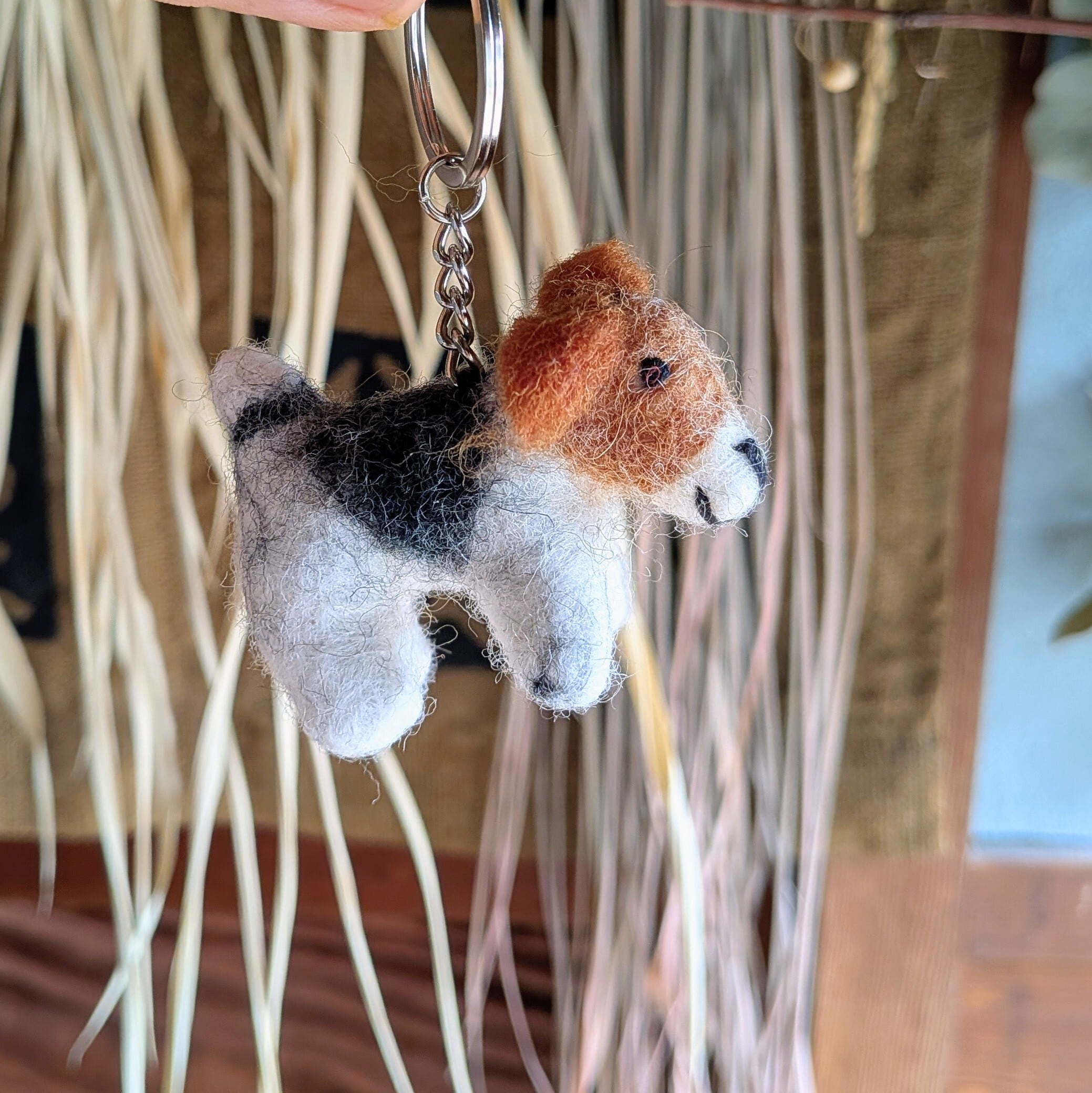 ご確認用　羊毛フェルト　キーホルダー　リッツ フェルトのキーホルダー 犬 ワンちゃん 羊毛フェルト | Himalayan Organic