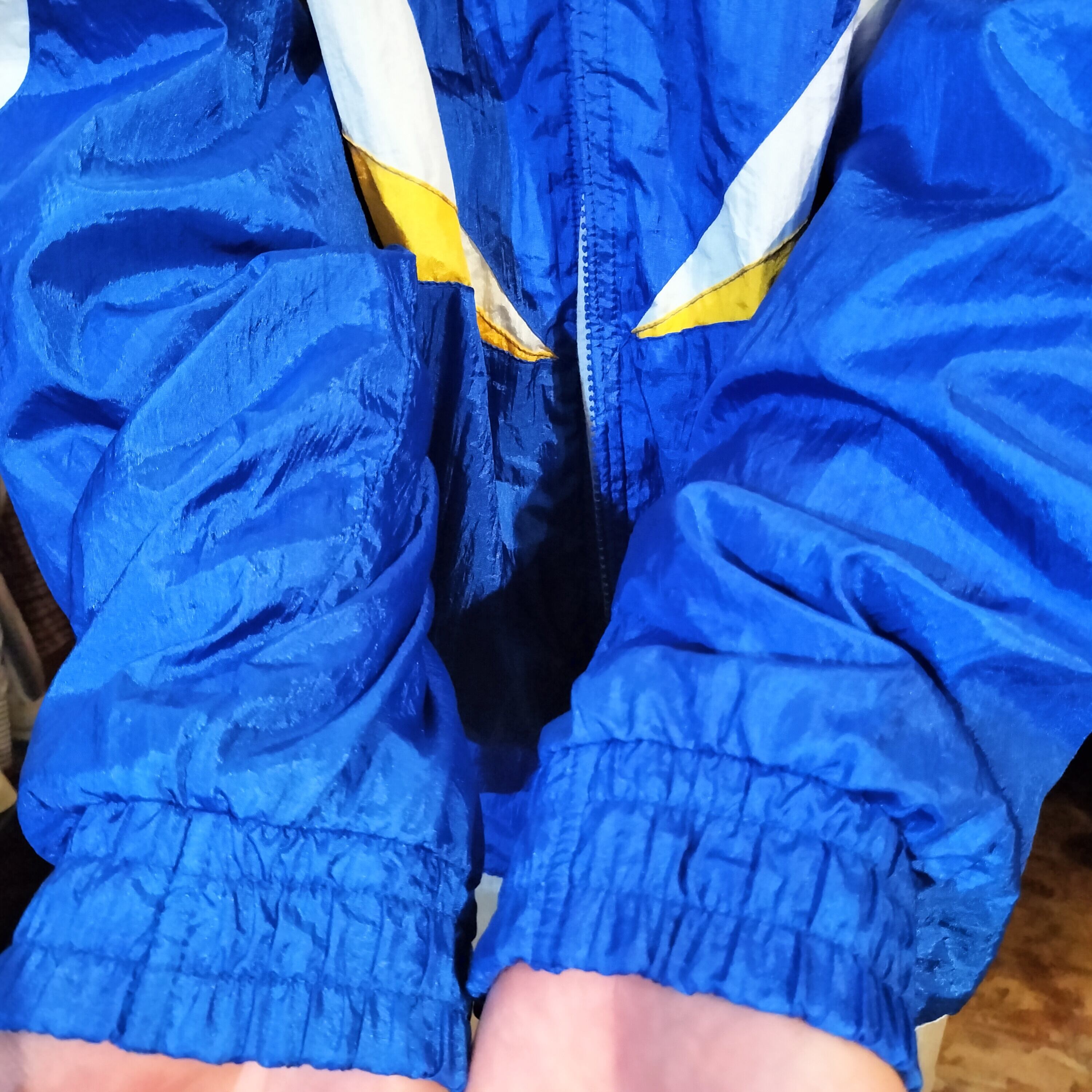 Used ナイロンジャケット◇マルチカラー ジップアップ ジャケット