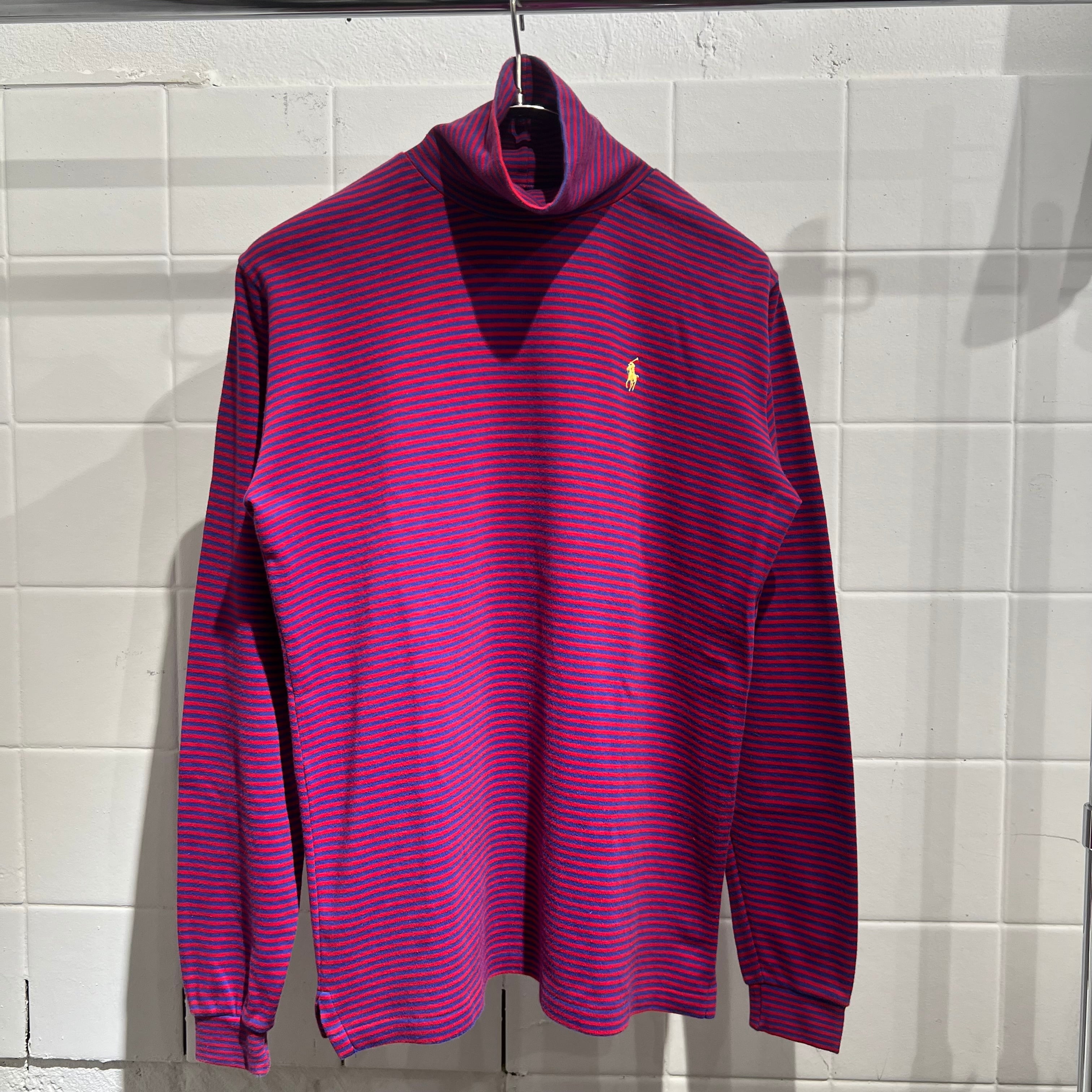 90S POLO RALPH LAUREN BORDER L/S TEE | BerBerJin / & BerBerJin