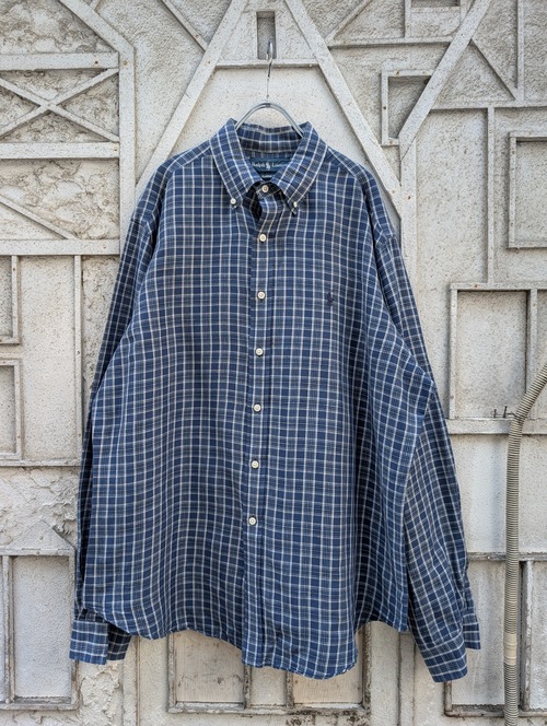"RALPH LAUREN" check shirt
