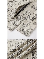 Conchoboe Pleated Half-Zip Hoodie