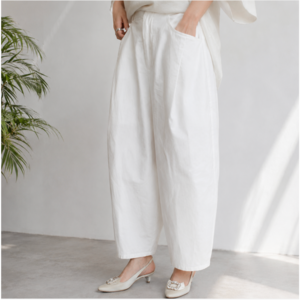 リラックスワイドストレートパンツ