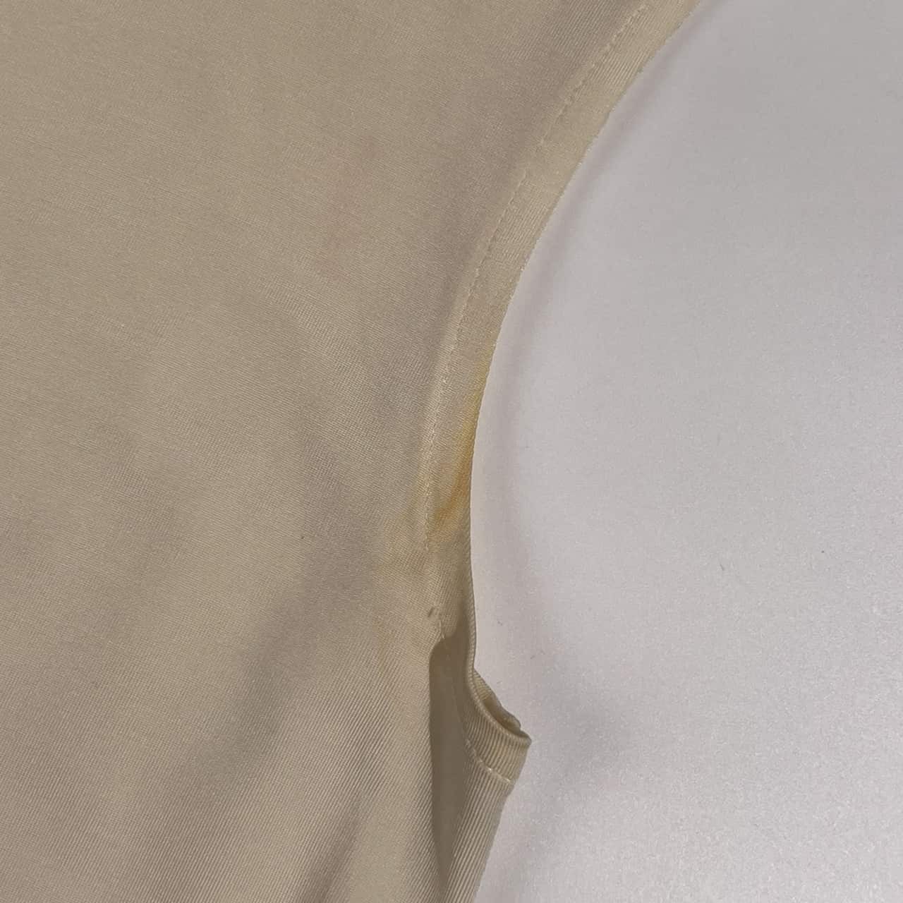 90s Yohji Yamamoto ヨウジヤマモト レーヨン ストレッチ ノースリーブ ロングワンピース サイズ M /アイボリー系 レディース FF-T24-240 ビンテージ