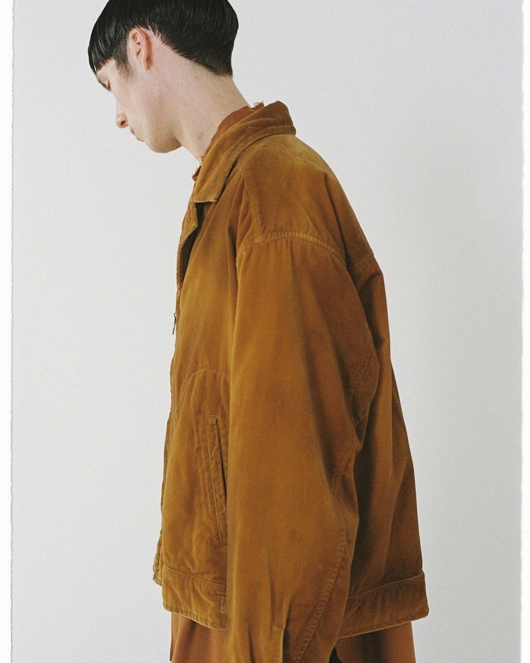 ANCELLM C/VELVET ZIPUP JACKET (BROWN) ANC-JK25 | IAAAM ONLINE STORE