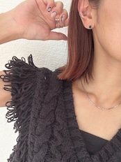 シンプルボックスチェーンネックレス