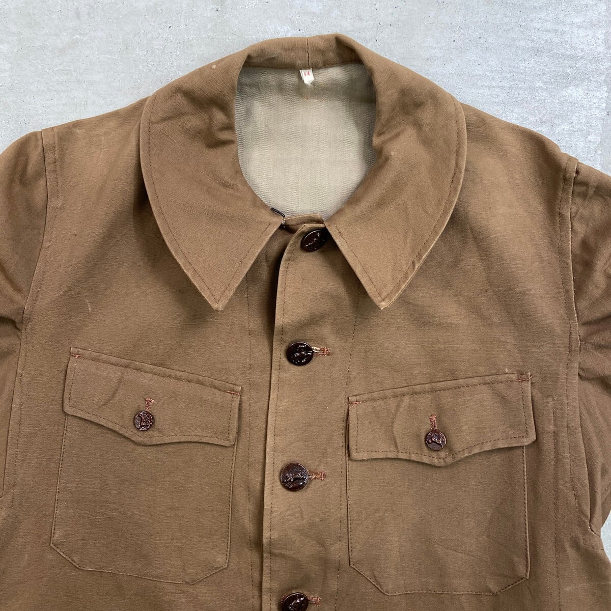 DEAD STOCK NOS 50年代 L'Ideal Confort 動物ボタン フレンチワーク