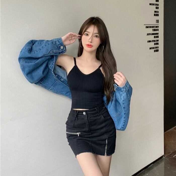 スタイルスカート ショートハイウェストウェストサマー 夏物 ドラファッションホール80559037449