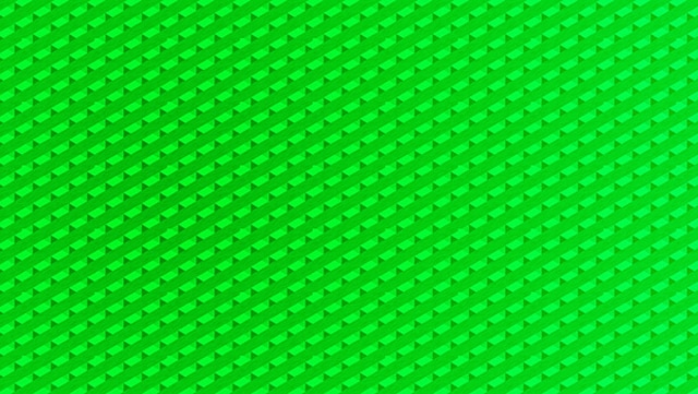 バイアス・チェック風　太いラインパターン　緑