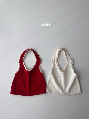 SO U［取寄］halter neck vest 26winter
