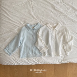 [ninibello] Sorbet Shirt / [니니벨로] 소르베셔츠