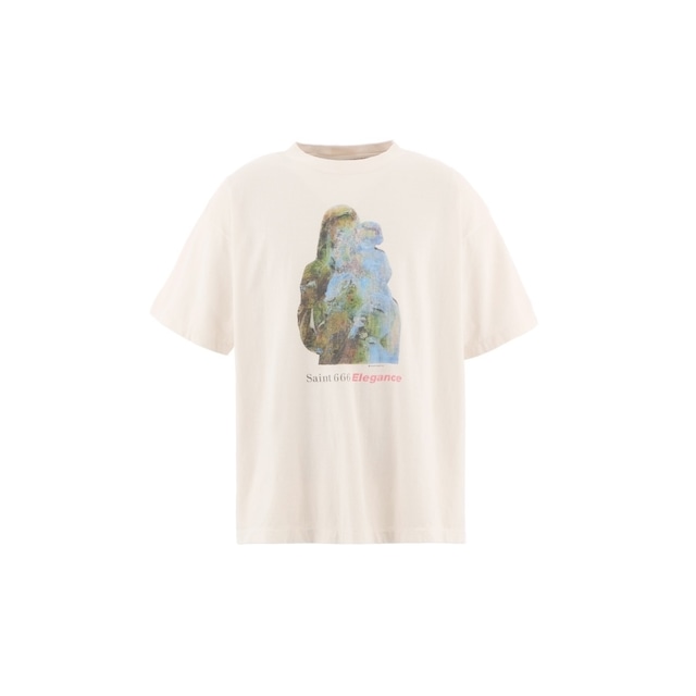 【SAINT Mxxxxxx】SM-HR1-0000-020/SS TEE/ELEGANCE/WHITE