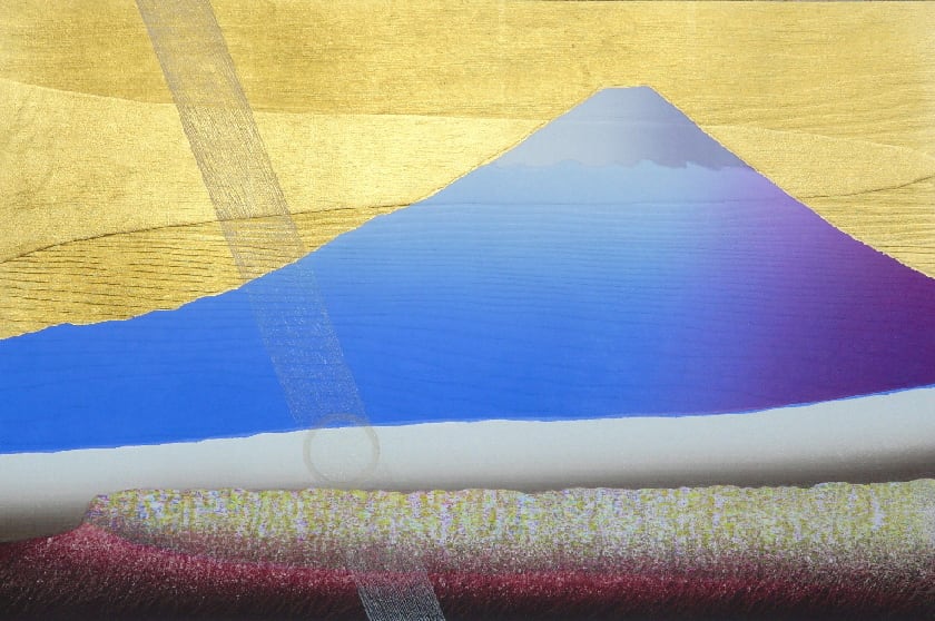 久里洋二作品 / シルクスクリーン / 「カメラの前に立つ私」/ 額付き