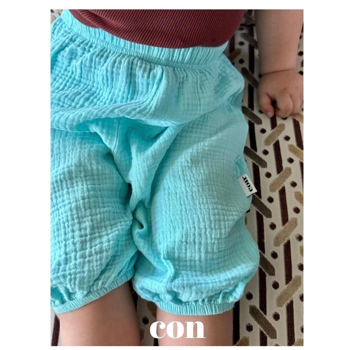 【予約】CON ワッシャーガーゼパンツ 70~110