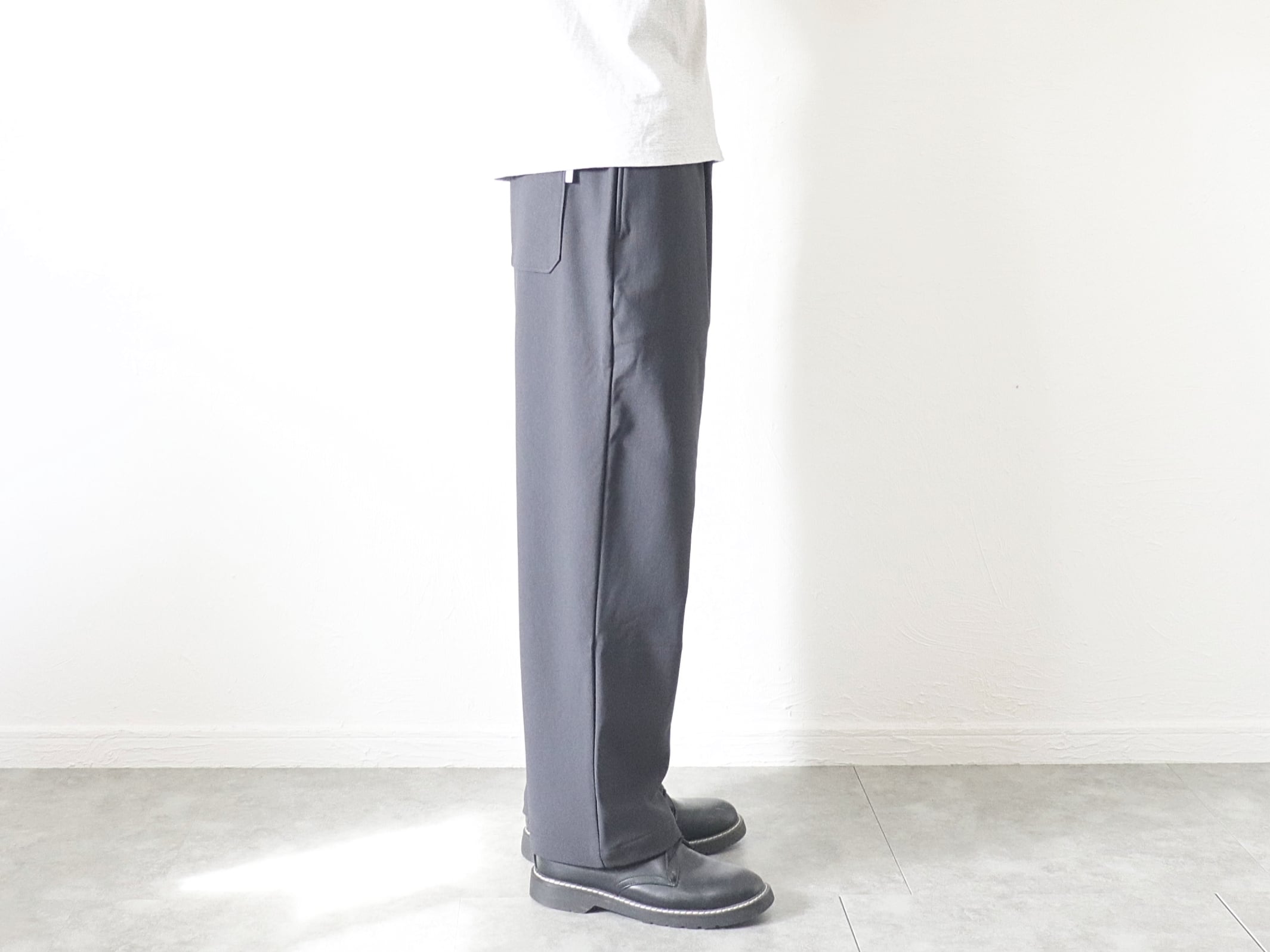 MANUAL ALPHABET / THERMO JOURPANTS WIDE - CHACOAL マニュアル