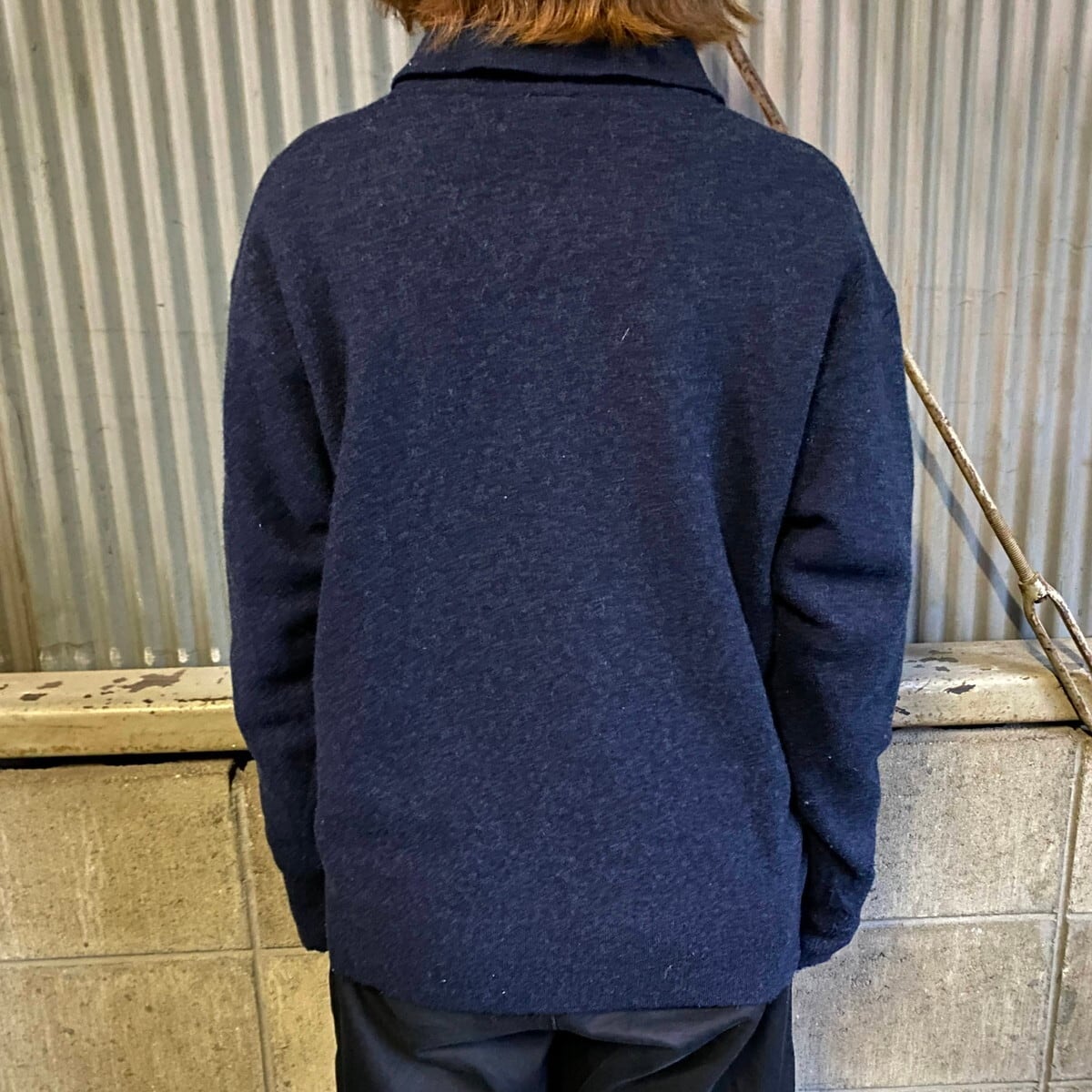 80s ラコステ ニットポロシャツ 80s スペイン製 CHEMISE LACOSTE ラコステ ワンポイント ラムウール