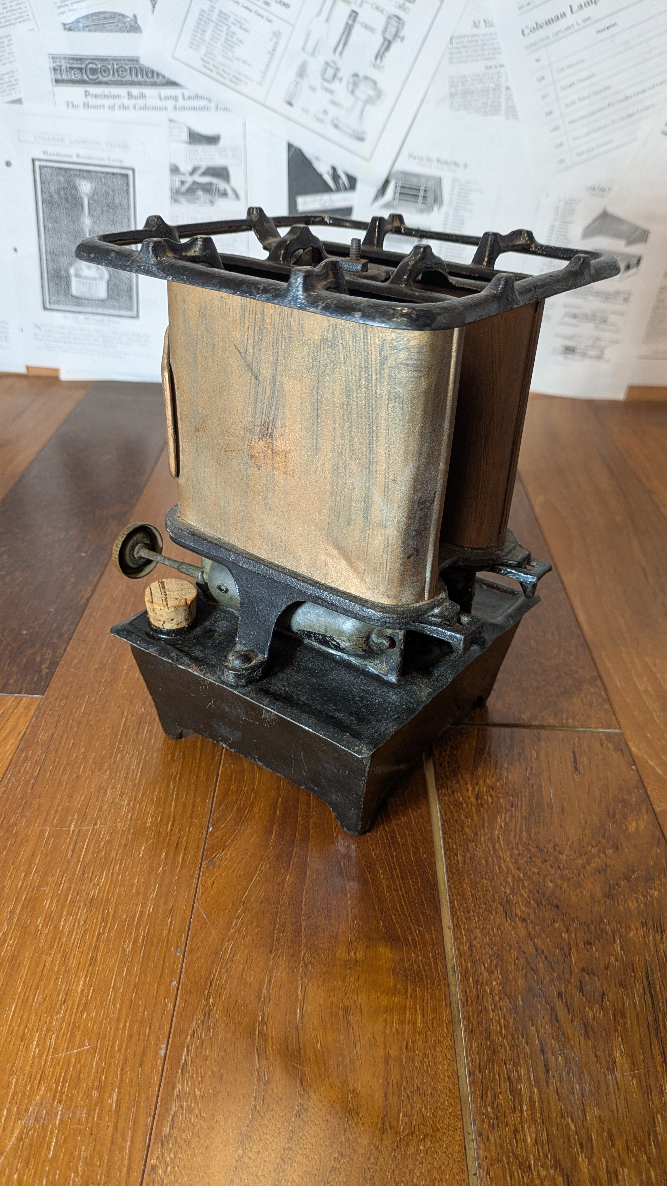 Vintage IronStove mini Stove USA VintageCamping Antique ビンテージ
