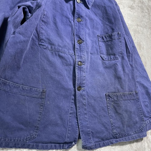 50-60s VETRA サンフェードコットンツイル フレンチワークジャケット 詳細写真6