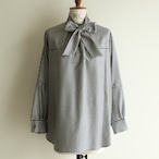 UNION LAUNCH【 womens 】wool silk bowtie shirts