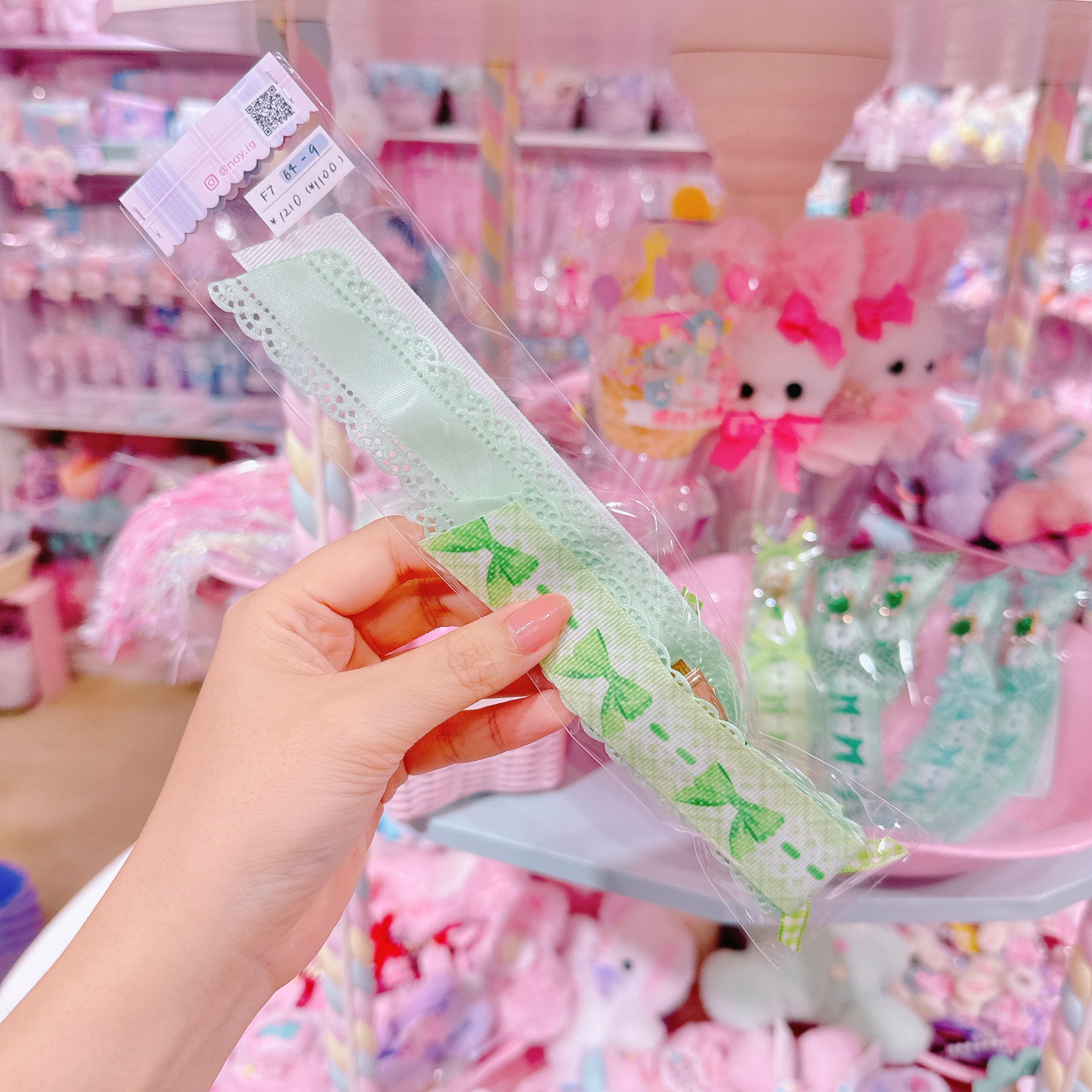 【F7】64-9推し活ポニーオーヘアクリップ