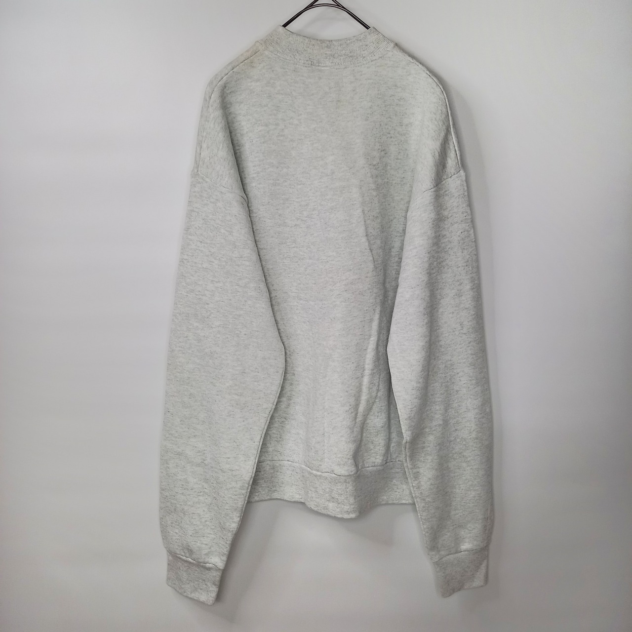 90s　アメリカ製　フルーツオブザルーム　スウェット　プリントトレーナー　裏起毛