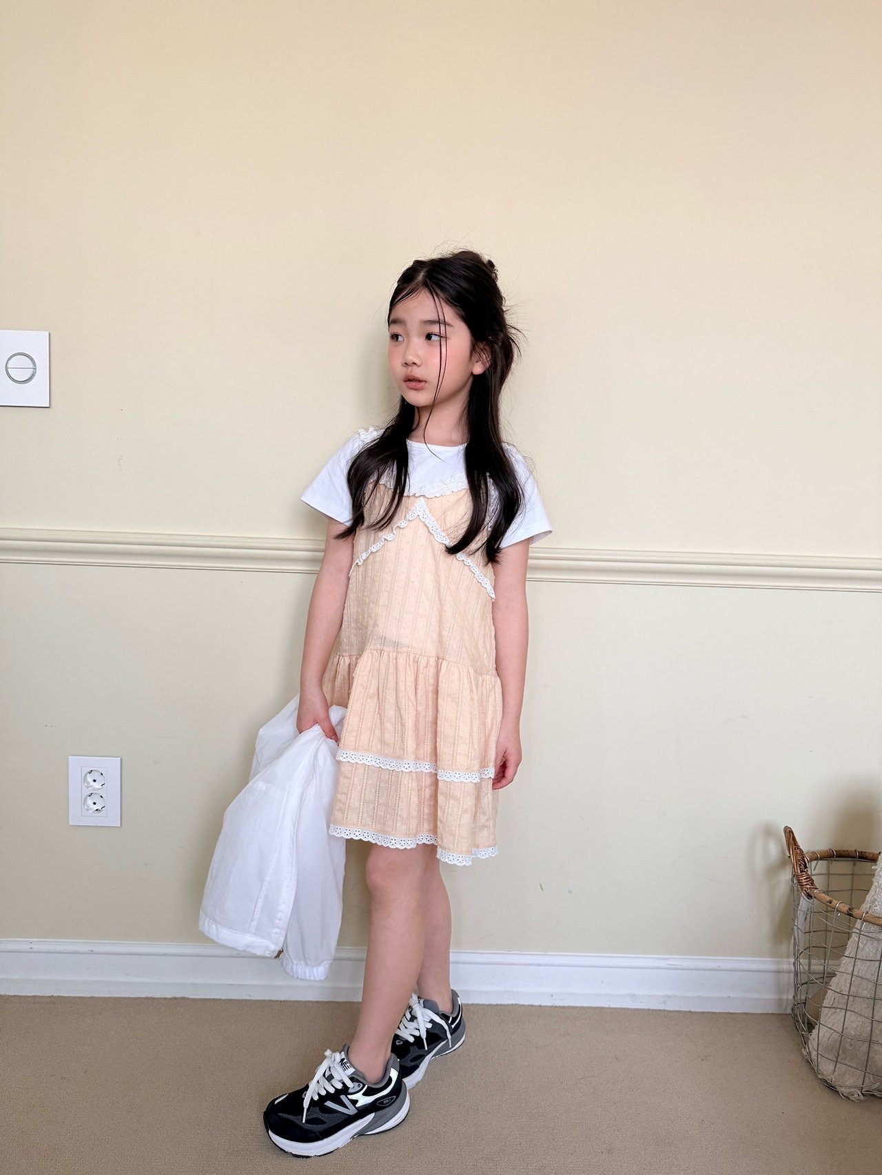 [COMMA] Lace Ruffle Dress / [콤마] 레이스캉캉원피스