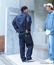 【#Re:room】VINTAGE WIDE DENIM PANTS［REP229］